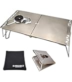 N-PROJECT チタンテーブル（S） 折畳式 コンパクト アウトドアテーブル Amazon | N-project チタンテーブル（S）・折畳式 コンパクト