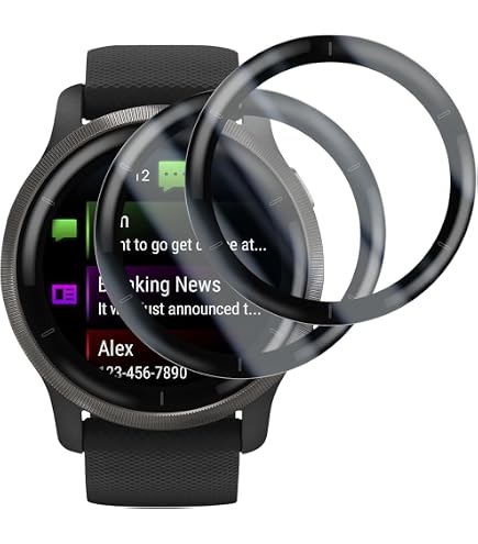 Amazon | 【2枚セット 国産旭硝子素材】対応 Garmin venu 2 Plus