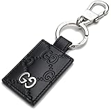 グッチ GUCCI GGアイコン レザー キーリング キーホルダー 478136 CWC1N 1000 ブラック [並行輸入品]