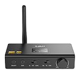 1Mii HiFi Bluetooth トランスミッター レシーバー 一台三役 OLED ディスプレイ LDAC 対応 apt-X HD 低遅延 USB DAC オーディオ RCA 光デジタル 同軸デジタル 無線 Bluetooth 5.0 オーディオ トランスミッター PC/TV/スピーカー/アンプ/ホームステレオ用 - DS700