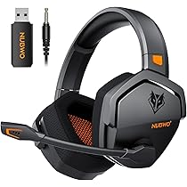 Amazon | NUBWO ゲーミングヘッドセット PS5 ヘッドセット【2.4G USB