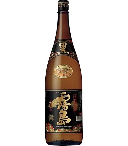 Amazon.co.jp: 25度 黒霧島 1800ml 瓶 ×3本 (1.8L 黒霧 くろきり