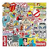 ステッカーセット 100枚 防水ステッカー シールパック ブランドステッカースーツケース 車 バイク ヘルメット スケボー ギターなどに適用 (100E)