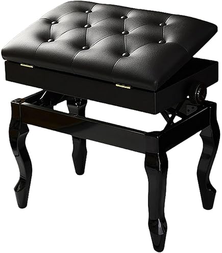 Amazon | 高級ピアノ椅子 本革コンサートタイプ AS-2BP | ベンチ