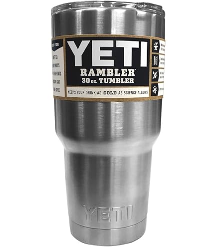 【新品】YETI ランブラー　タンブラー　30oz シルバー【ハンドル付き】 新品】YETI ランブラー タンブラー 30oz シルバー【ハンドル付き