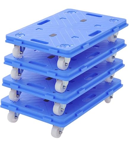 サンコー プラスチック 台車 サンキャリー 6839 4台セット 耐荷重120kg