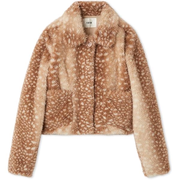 Amazon | [ファーファー] バイカラーツイードスタジャン RWFJ241035