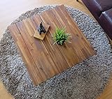 ISSEIKI センターテーブル CENTER TABLE ミディアムブラウン 70×70cm 木製 【LI-61-1】 -