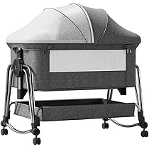 ベビーベッド Bellababy コンパクト 高さ調整 持ち運び 添い寝 Bellababy ベビーベッド 収納たっぷり コンパクト 高さ調整