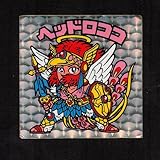 旧ビックリマン シール チョコ版 第9弾 ヘッド ヘッドロココ(表：扇プリズム、裏：薄黄色)