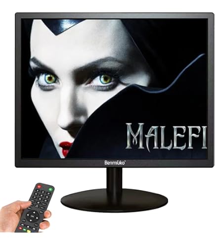 Amazon.co.jp: 15インチ 監視カメラのモニター 小型テレビ 多機能LCD