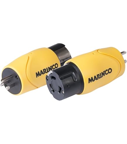 Amazon | Marinco P30-504 EEL ピグテールアダプター 30A 125V オス