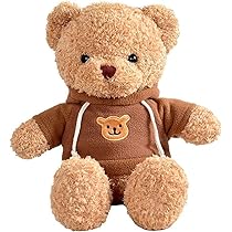 大きい茶色のクマのぬいぐるみ Tシャツ付き Amazon.co.jp: テディTシャツ熊、クマのぬいぐるみ、ふわふわ