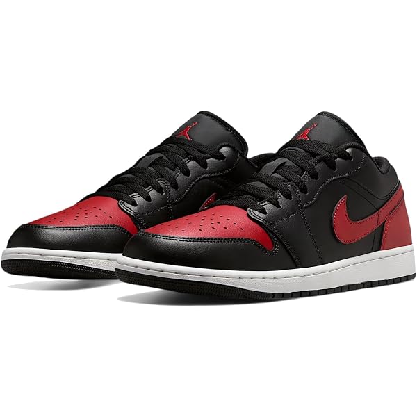 Amazon | [ナイキ] AIR JORDAN 1 LOW BRED TOE エア ジョーダン 1