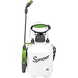 E-Value 蓄圧式 噴霧器 4L 肩掛け ノズル長30cm 除草剤用ノズル付属 SAS-4000N