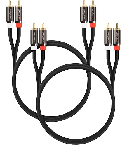 Harmony Audio HA-RCA3 3ft Twisted Pair RCA Cable - 2 Channel Car Stereo Interconnect