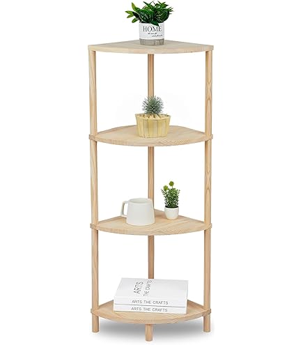 Amazon｜HCHQHS キッチンラック おしゃれ オープンシェルフ 本棚