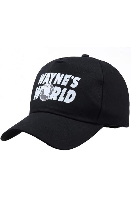 Adult Adjustable Black Baseball Hat Cap 