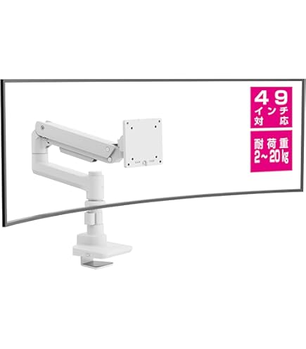 Amazon.co.jp: サンワサプライ 高耐荷重水平垂直多関節液晶モニタ