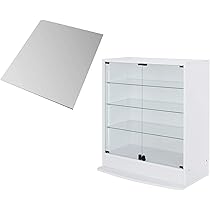 F623\"　JAJAN　コレクションラック / フィギュアケース　ホワイト 本体 ＋ LED（ホワイト）セット 】コレクションラック ワイド
