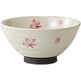 有田焼 茶碗 飯碗 小 直径 12 cm 桜の舞 桃色 65408