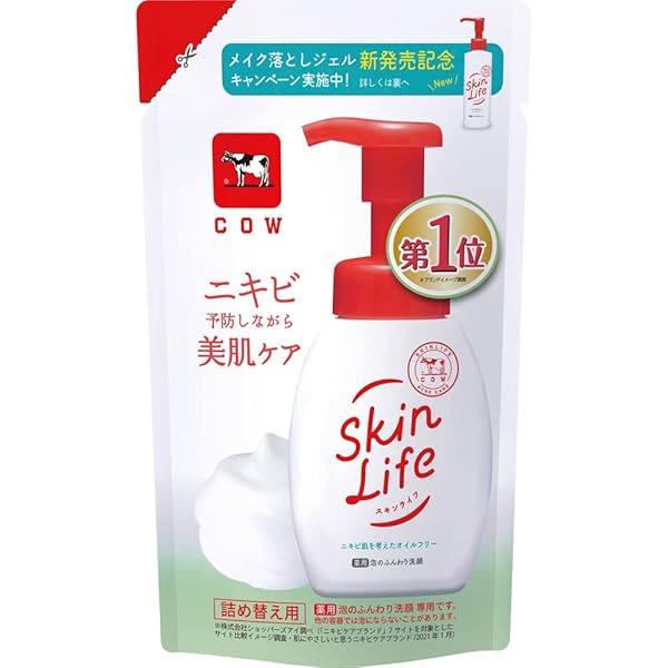 Amazon | 牛乳石鹸共進社 【3個セット】スキンライフ 薬用泡の