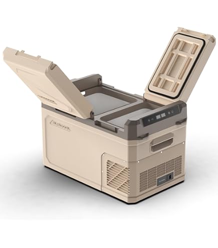 SUNPIE 車載用冷蔵庫 30リットル 2室 独立温度設定 コンプレッサー式 Amazon.co.jp: 「SUNPIE」車載冷蔵庫 30L 2室独立温度制御 ダブル