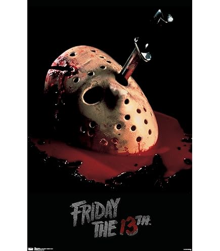 マクファーレン 3Dポスター エルム街の悪夢＆13日の金曜日 Amazon.co