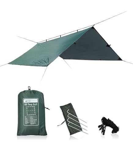 DDタープ DD Tarp 3.5×3.5 フォレストグリーン DDタープ 3.5m DD Tarp 3.5×3.5 DDハンモック 日よけ 防水