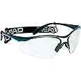HEAD Racquetball Goggles - Rave Anti Fog & Scratch Resistant Protective Eyewear w/Adjustable Strap, Clear, One Size, 988047
