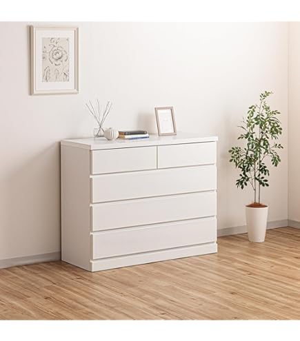 チェスト パッソ 幅75cm 高さ116cm 大川家具　日本製　クリーム　タンス チェスト パッソ 幅75cm 高さ116cm 大川家具 日本製 クリーム タンス