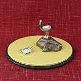 点景香立 黄銅製 鶴と亀 つる・かめ (梅都工房作品)