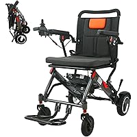 軽量コンパクト折りたたみ式電動車イス 折り畳み電動車椅子、1秒折り畳み、パワーアップされたコンパクト電動