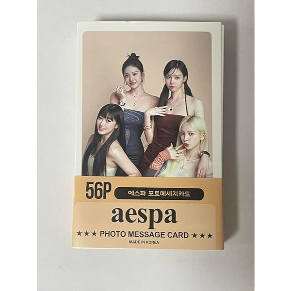 Amazon.co.jp: エスパ グッズ フォトカード56枚セット (aespa 2 
