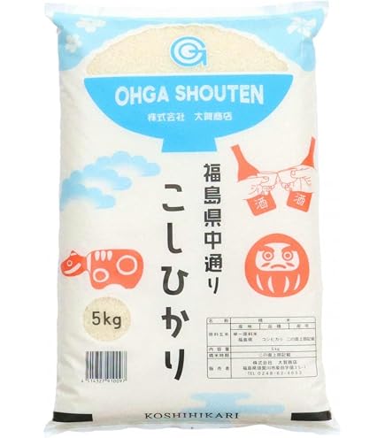 Amazon.co.jp: 令和7年産福島県中通り産にじのきらめき (20kg(5kg4本