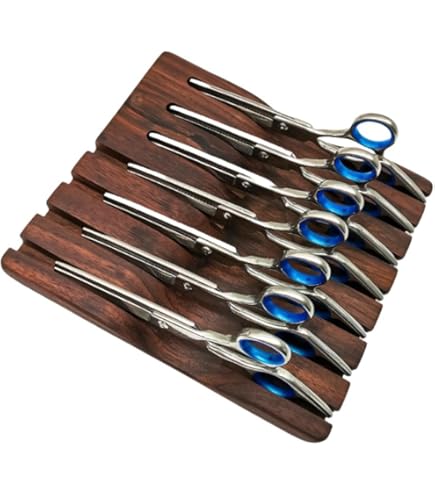 Bタイプ2段7丁置き シザートレイ シザースタンド シザーケース ハサミ