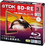 TDK 録画用 BD-RE 25GB 1-2倍速 ホワイトワイドプリンタブル 3枚 BEV25PWA3A