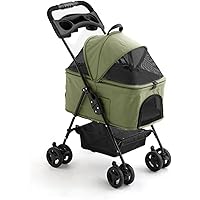 Amazon | タンスのゲン ペットカート 折りたたみ 4輪バギー 小型犬