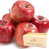 りんご 林檎 サンふじ 青森県産 秀品 お歳暮 中玉〜大玉 フルーツマイスター監修 プレゼント 誕生日 お見舞い お祝い 秀品 KINOMI JUICY (秀品3.5kg)