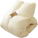 タンスのゲン 羽毛布団 シングル【コインランドリーで洗える！】ダウン93％ 増量1.2kg 日本製 7年保証 洗える W防ダニ ウォッシャブル 掛け布団 10119058 32(65311)