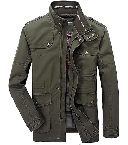 Amazon.co.jp: 米軍 M-65 フィールドジャケット オリーブ L