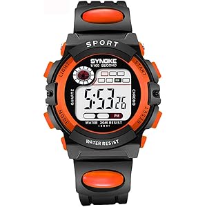 Timever(タイムエバー)キッズ 腕時計 男の子 女の子 デジタル表示 多機能スポーツウォッチ 防水 入学祝い 誕生…