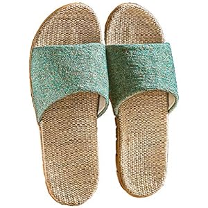 [VILAU] ルームシューズ 麻スリッパ 春夏用 室内 サンダル 部屋用 軽量