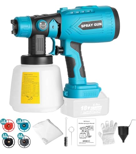 Amazon | ONEVANコードレススプレーガン 21V電動スプレーガン