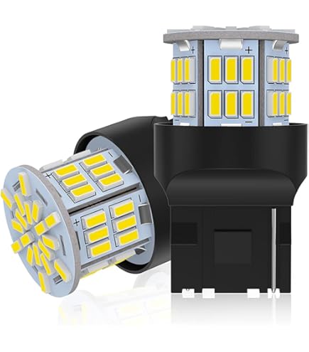 Amazon | 12V-24V 車用 T20 シングル球 レッド テールライト LEDバルブ