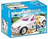 PLAYMOBIL Convertible with Woman & Puppy Play Set [並行輸入品]