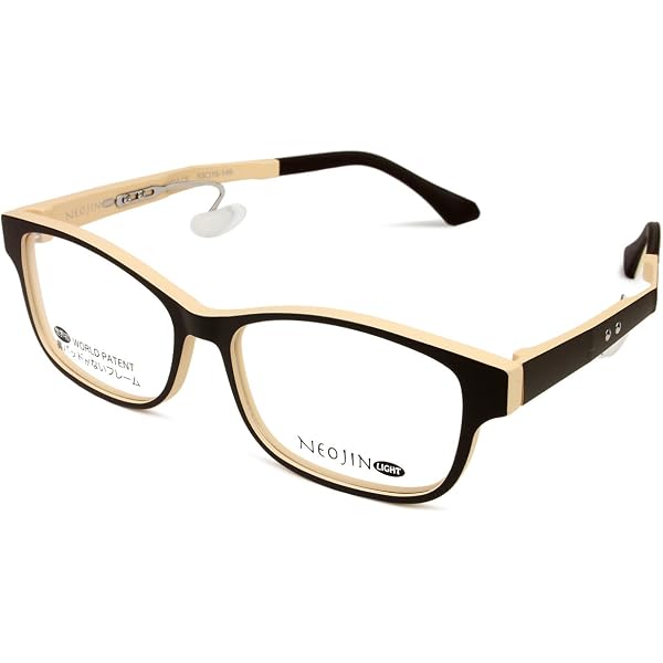 Amazon | ネオジン NEOJIN nj3114 3color 鼻パッドなし メガネ 眼鏡