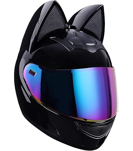 猫耳ヘルメット Amazon.co.jp: フルフェイスオートバイヘルメット猫耳モジュラー