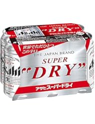 アサヒ スーパードライ 350ml&times;6缶パック