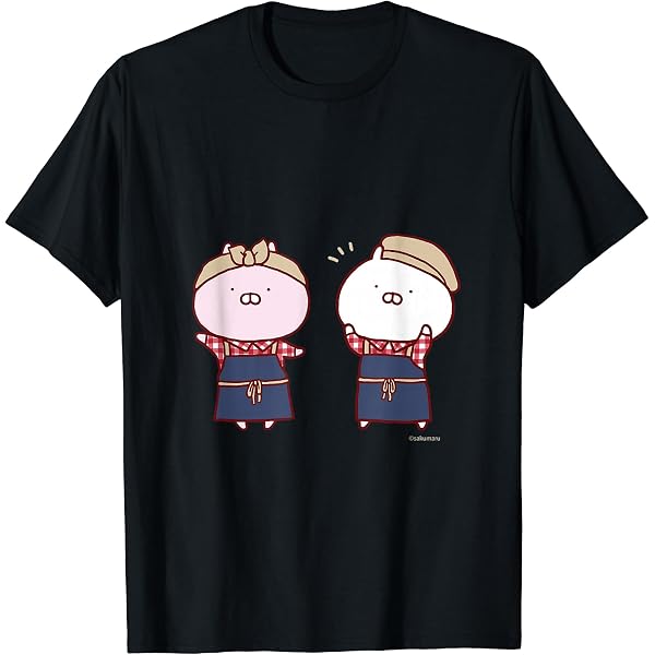 Amazon | うさまる 生産者まる ダークカラー Tシャツ | Tシャツ